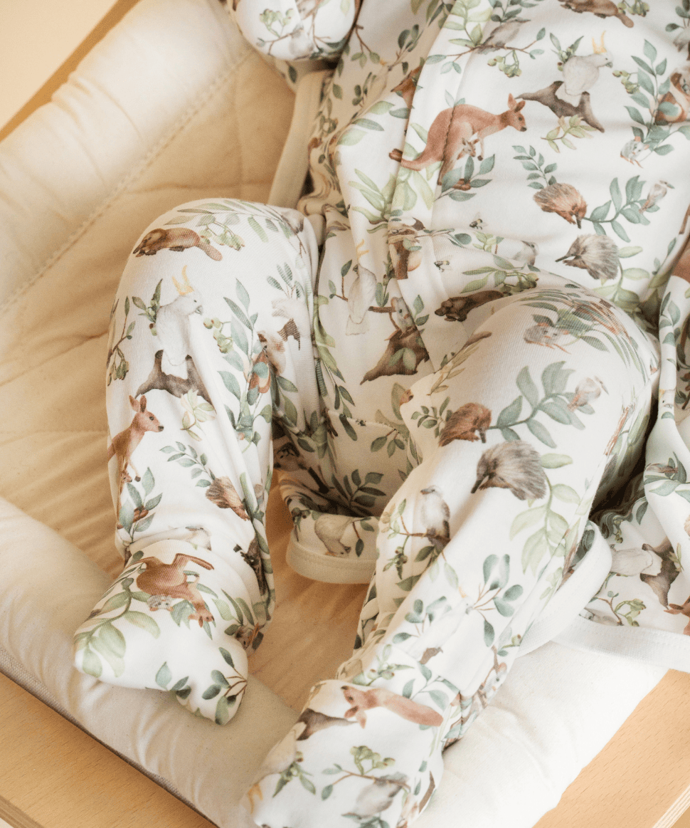 Charlie Organic LS Zipsuit Bebe by Minihaha Baby Preggi Central Maternity Shop