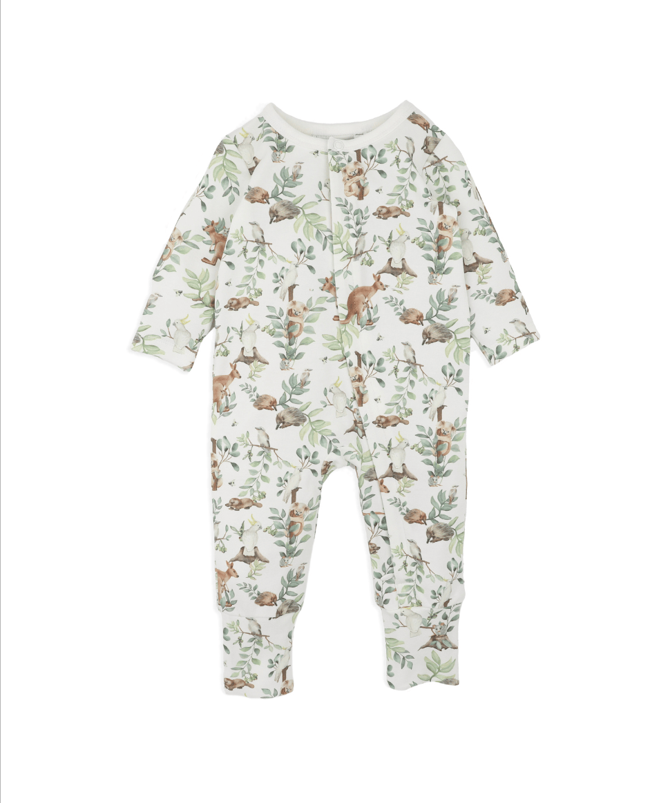 Charlie Organic LS Zipsuit Bebe by Minihaha Baby Preggi Central Maternity Shop