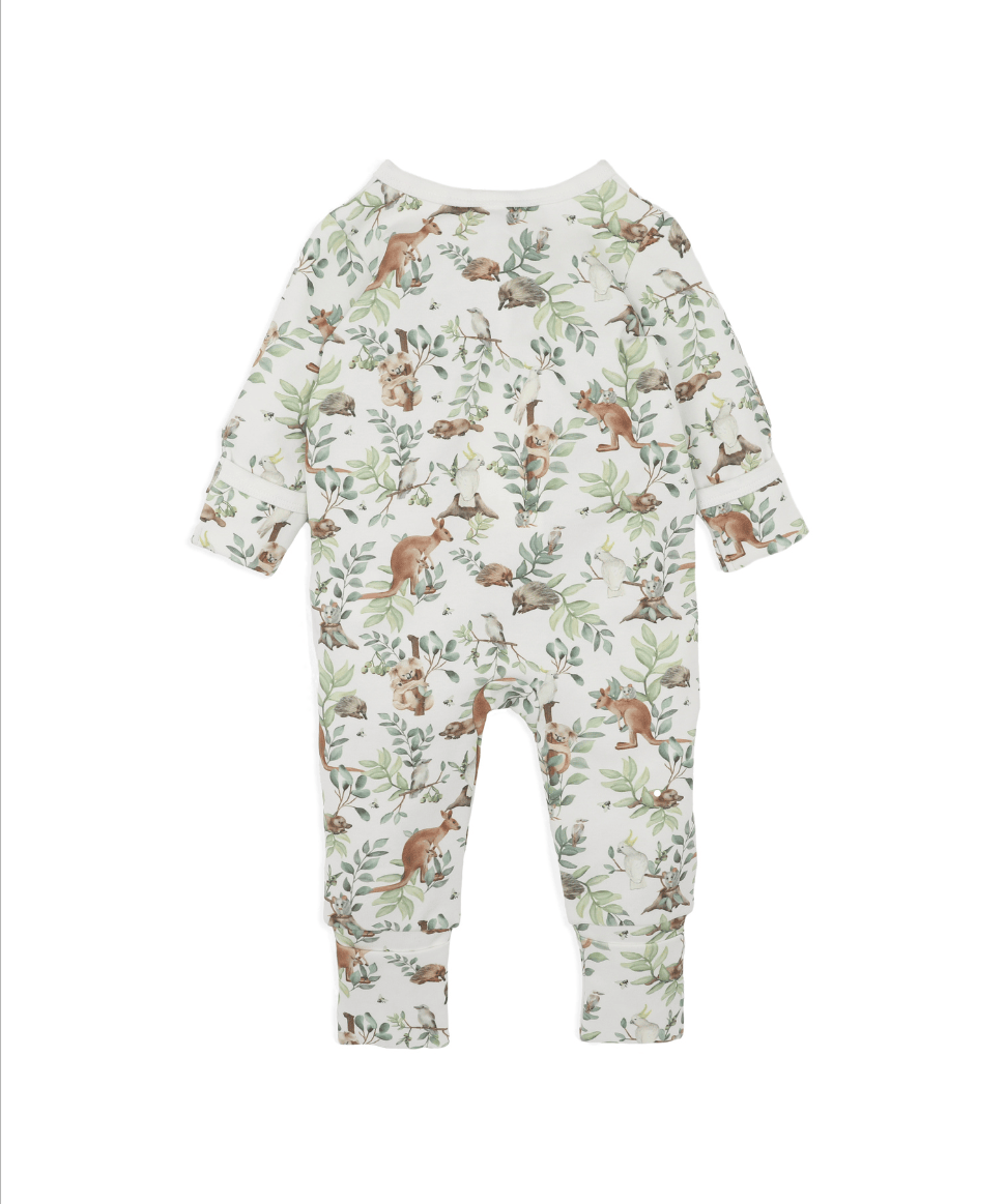 Charlie Organic LS Zipsuit Bebe by Minihaha Baby Preggi Central Maternity Shop