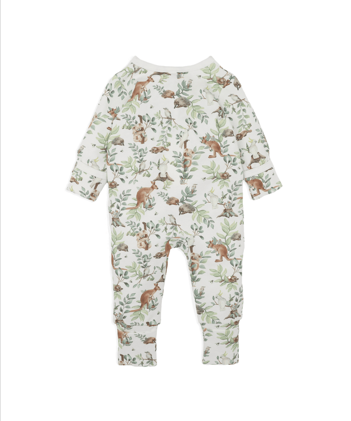 Charlie Organic LS Zipsuit Bebe by Minihaha Baby Preggi Central Maternity Shop