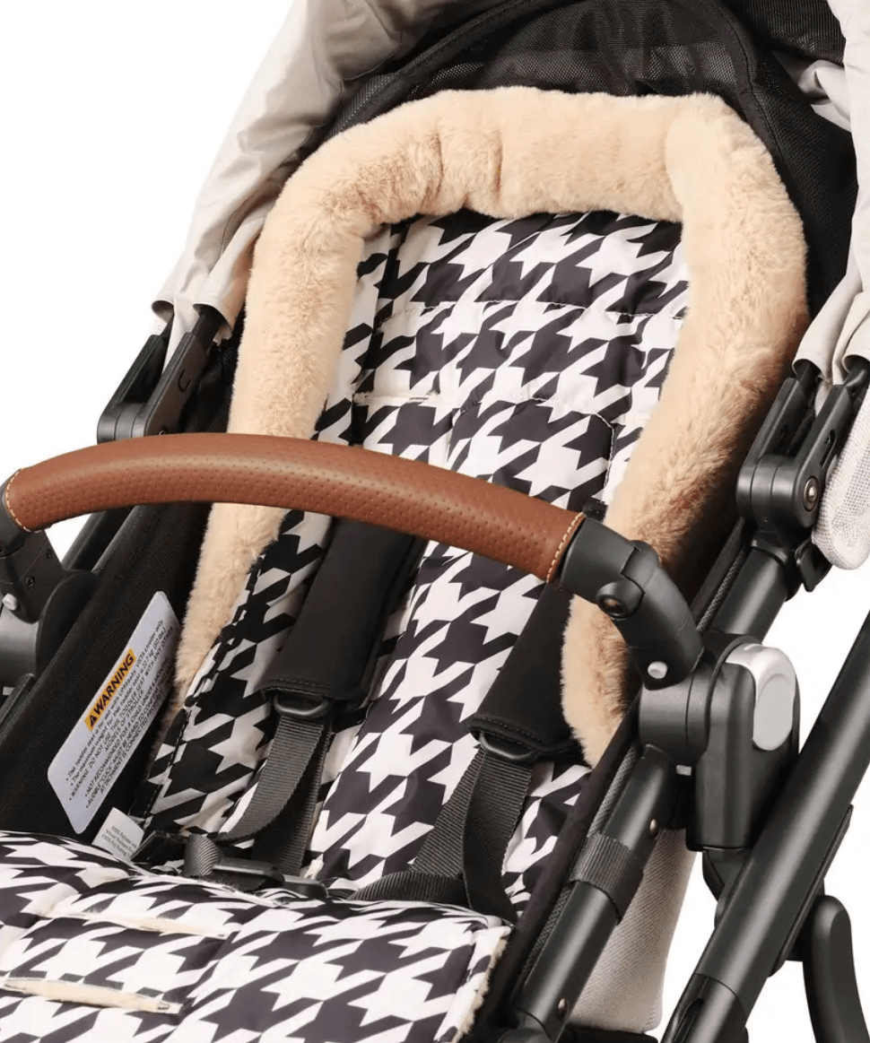 Cozy Fleece Pram Liner - Houndstooth OiOi Baby Preggi Central Maternity Shop
