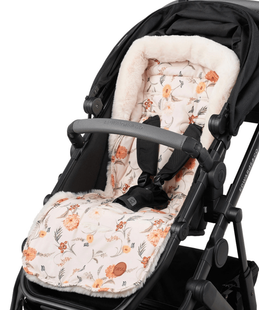 Cozy Fleece Pram Liner - Wildflower OiOi Baby Preggi Central Maternity Shop