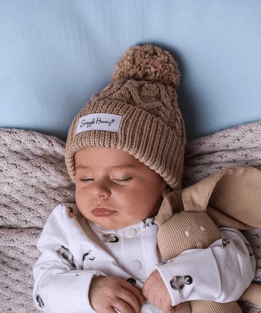 Hazelnut Organic Baby Knit Beanie Snuggle Hunny Baby Preggi Central Maternity Shop