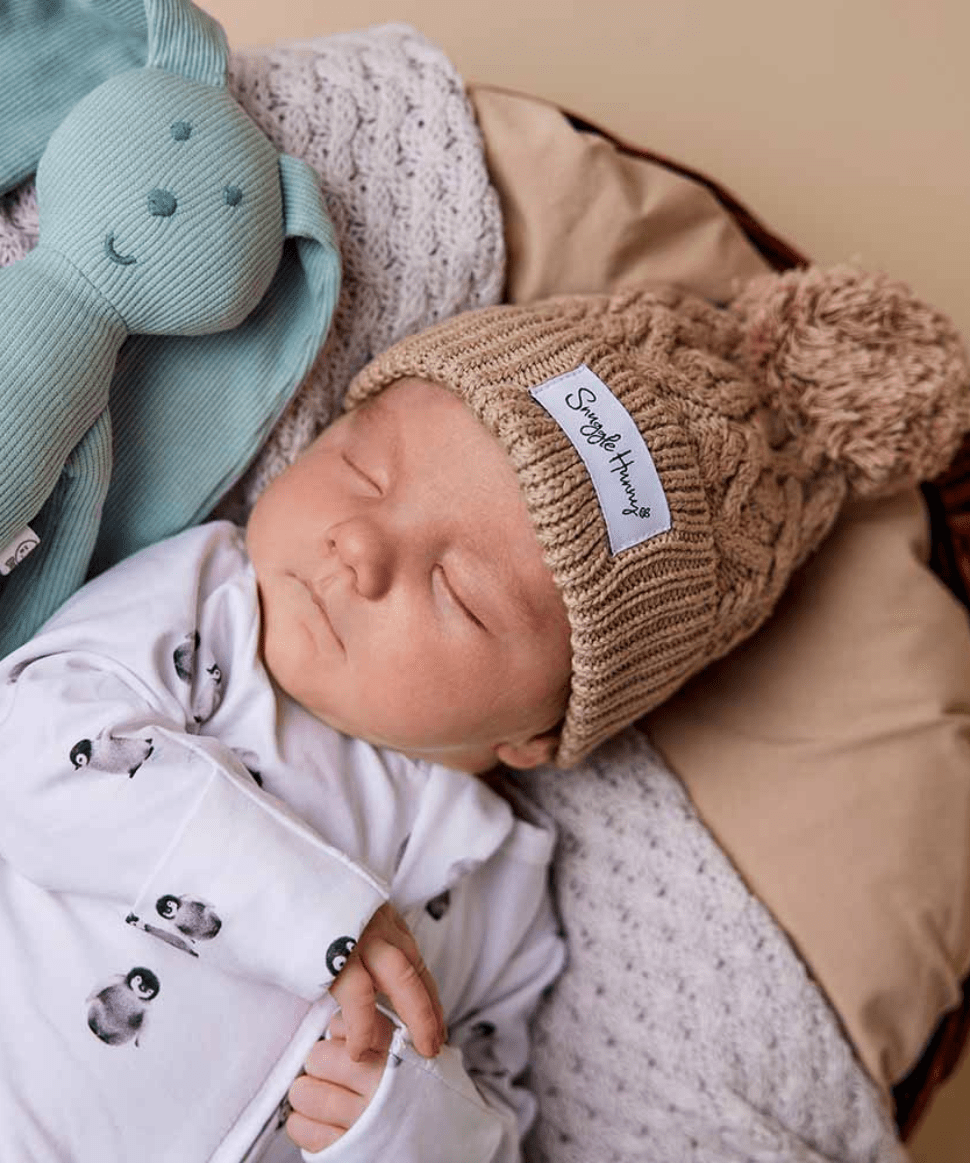 Hazelnut Organic Baby Knit Beanie Snuggle Hunny Baby Preggi Central Maternity Shop