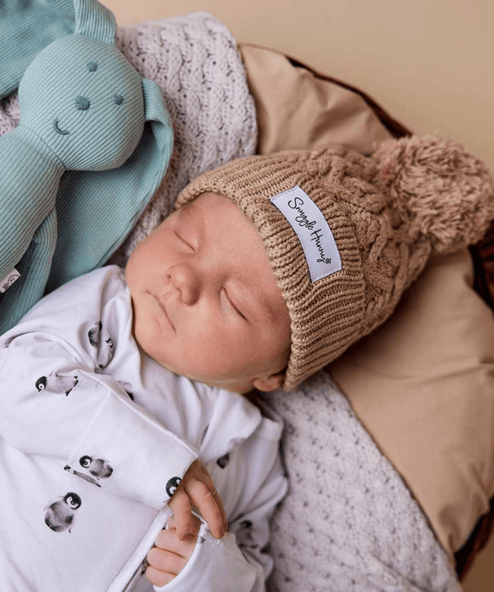 Hazelnut Organic Baby Knit Beanie Snuggle Hunny Baby Preggi Central Maternity Shop