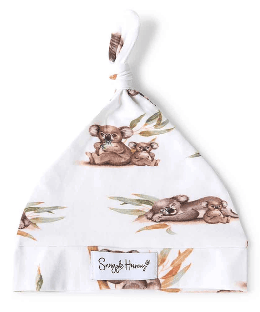 Koala Organic Knotted Beanie Snuggle Hunny Baby Preggi Central Maternity Shop