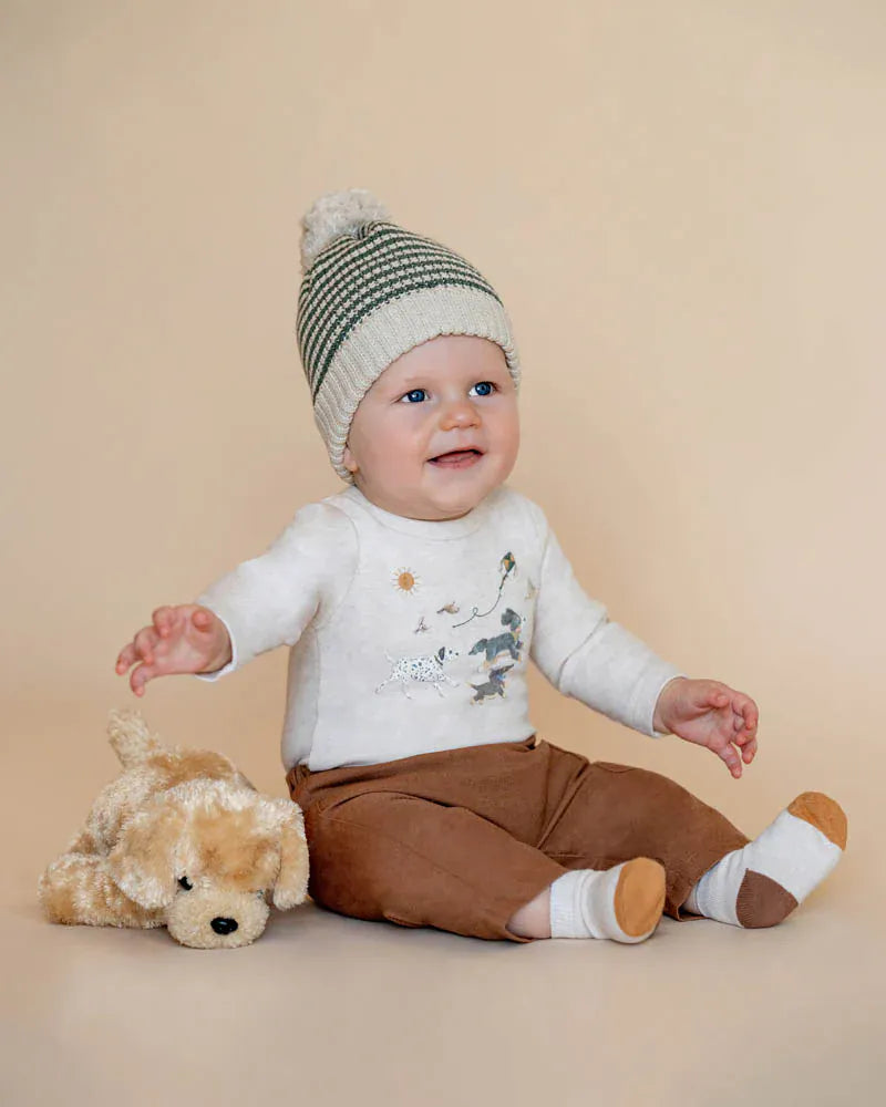 Otto Dogs Organic LS Bodysuit Bebe by Minihaha Baby Preggi Central Maternity Shop