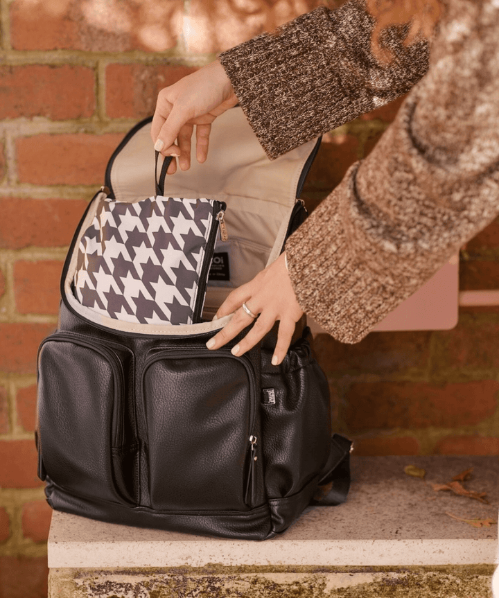 Packing Pouch Trio - Houndstooth OiOi Baby Preggi Central Maternity Shop