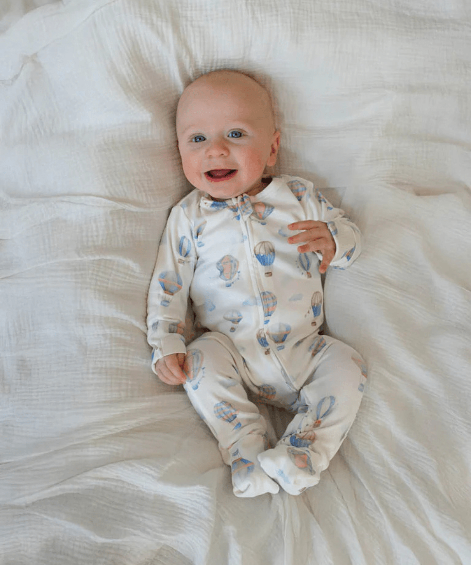 Sky High Organic Zipsuit Bebe by Minihaha Baby Preggi Central Maternity Shop