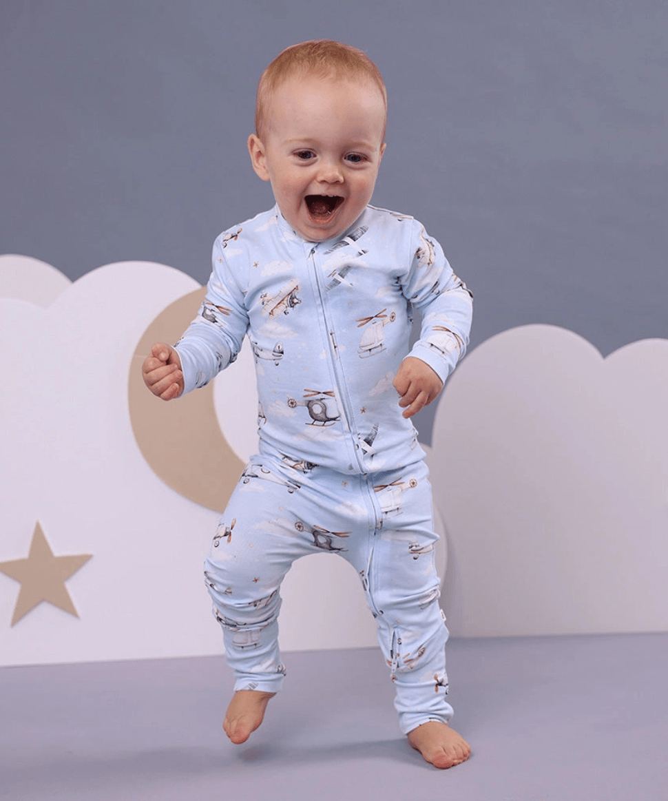 Taking Flight Organic Snugglesuit Convertible Romper Snuggle Hunny Baby Preggi Central Maternity Shop