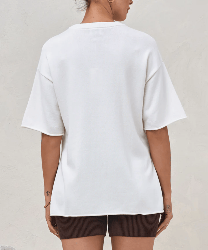 Cloud Nine Maternity Knit Tee | Nursing Friendly Top Australia BAE the label Preggi Central Maternity Shop