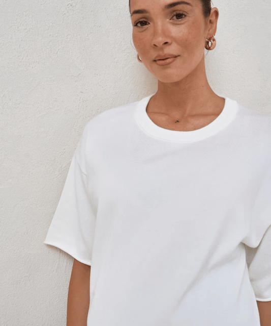 Cloud Nine Maternity Knit Tee | Nursing Friendly Top Australia BAE the label Preggi Central Maternity Shop