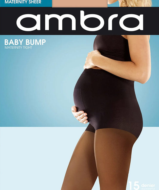 Ambra Baby Bump Sheer Tights 15 Denier Ambra Lingerie Preggi Central Maternity Shop
