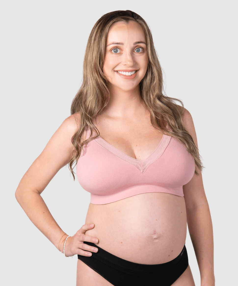 Caress FlexFit Nursing Bra (E-G) - Petal Hotmilk Maternity Lingerie Preggi Central Maternity Shop
