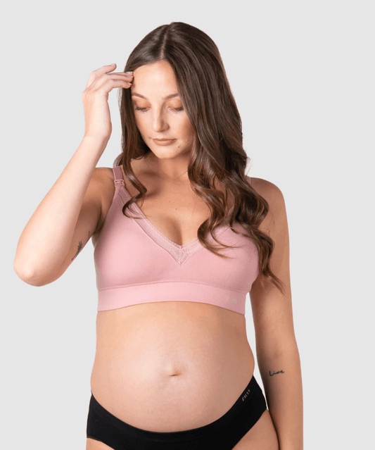 Caress Seamfree Bamboo Regular Cup (A-DD) - Petal Hotmilk Maternity Lingerie Preggi Central Maternity Shop