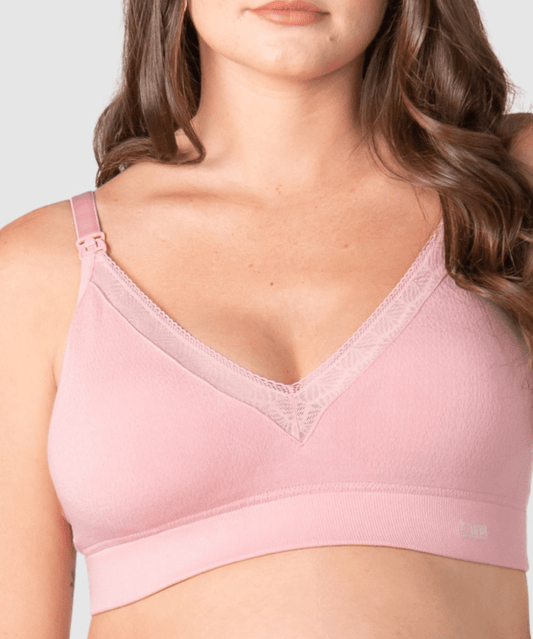 Caress Seamfree Bamboo Regular Cup (A-DD) - Petal Hotmilk Maternity Lingerie Preggi Central Maternity Shop