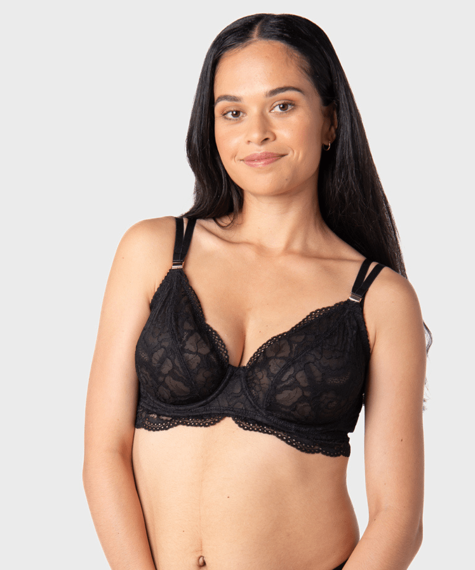 Heroine Plunge Nursing Bra Hotmilk Maternity Lingerie Preggi Central Maternity Shop