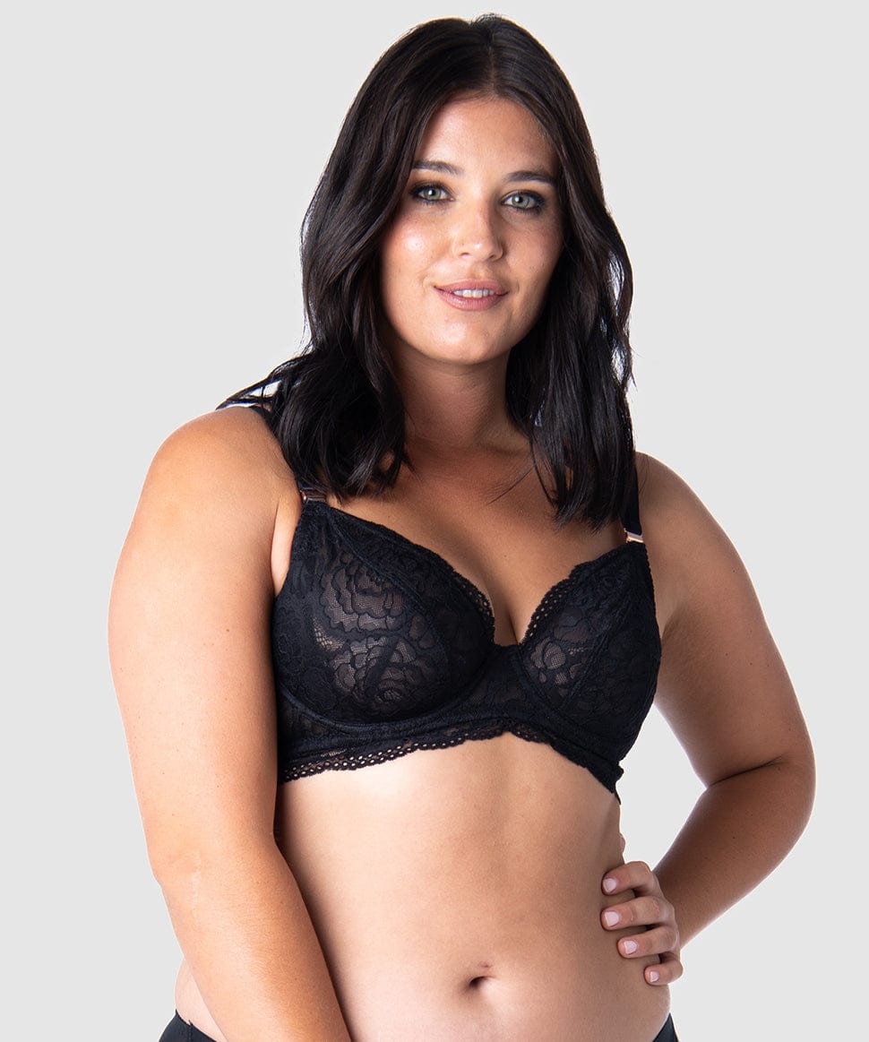Heroine Plunge Nursing Bra Hotmilk Maternity Lingerie Preggi Central Maternity Shop