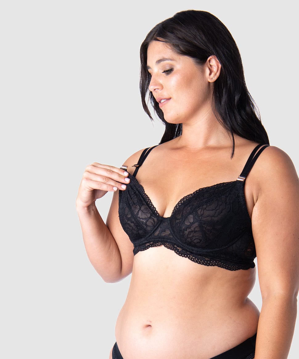 Heroine Plunge Nursing Bra Hotmilk Maternity Lingerie Preggi Central Maternity Shop