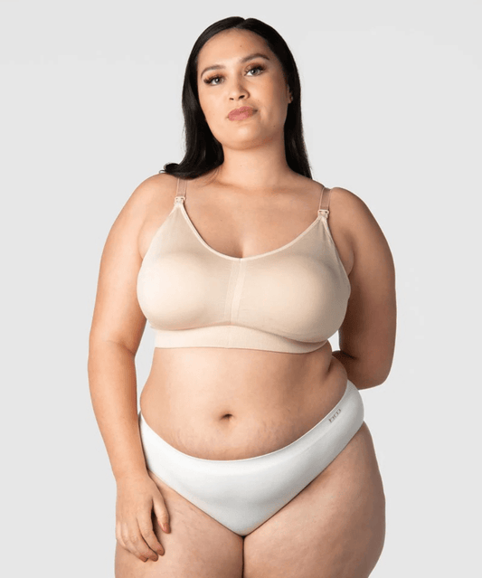 My Necessity FlexiFit Wirefree Bra - Frappe, Full Cup (E-G) Hotmilk Maternity Lingerie Preggi Central Maternity Shop