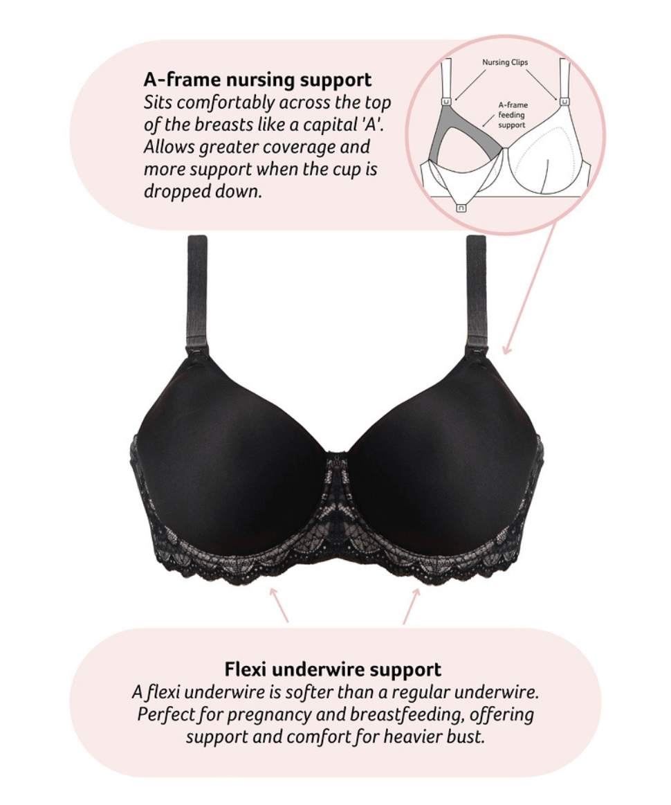 Obsession Larger Cup Nursing Bra Hotmilk Maternity Lingerie Preggi Central Maternity Shop