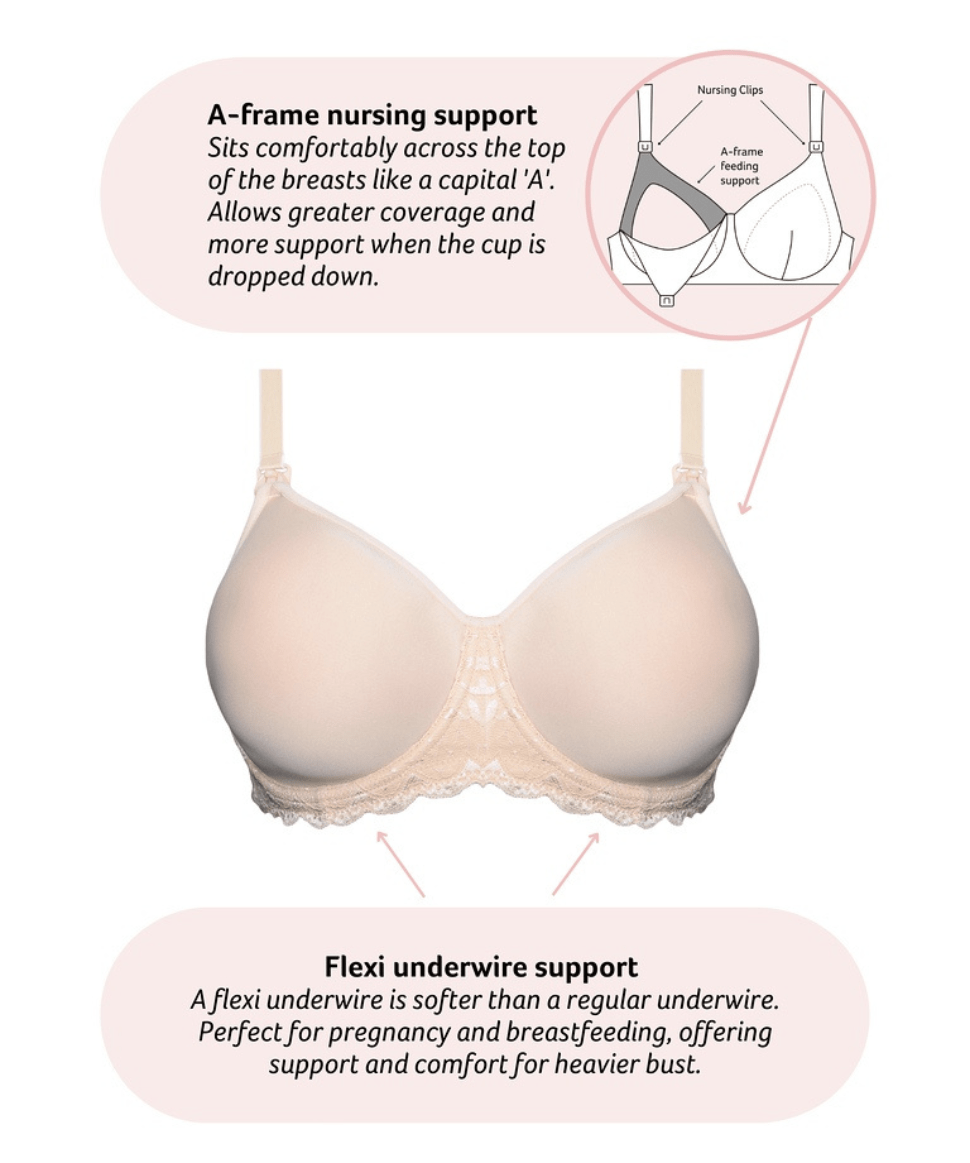 Obsession Larger Cup Nursing Bra Hotmilk Maternity Lingerie Preggi Central Maternity Shop