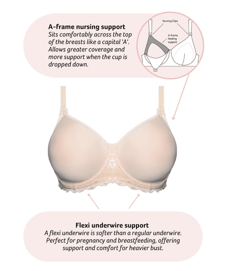 Obsession Larger Cup Nursing Bra Hotmilk Maternity Lingerie Preggi Central Maternity Shop