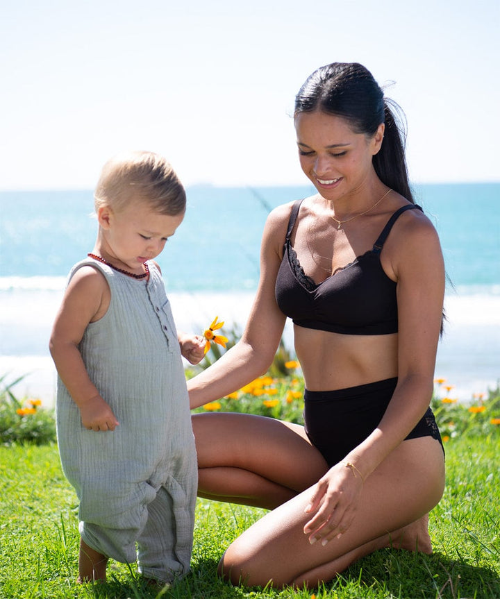 Serenity Bamboo Multifit Wirefree Bra Hotmilk Maternity Lingerie Preggi Central Maternity Shop