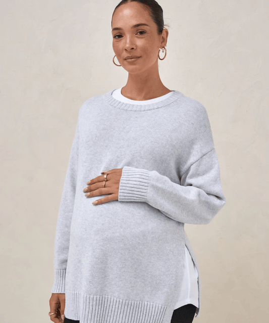 Live Light Jumper- Grey Marle Preggi Central Preggi Central Maternity Shop