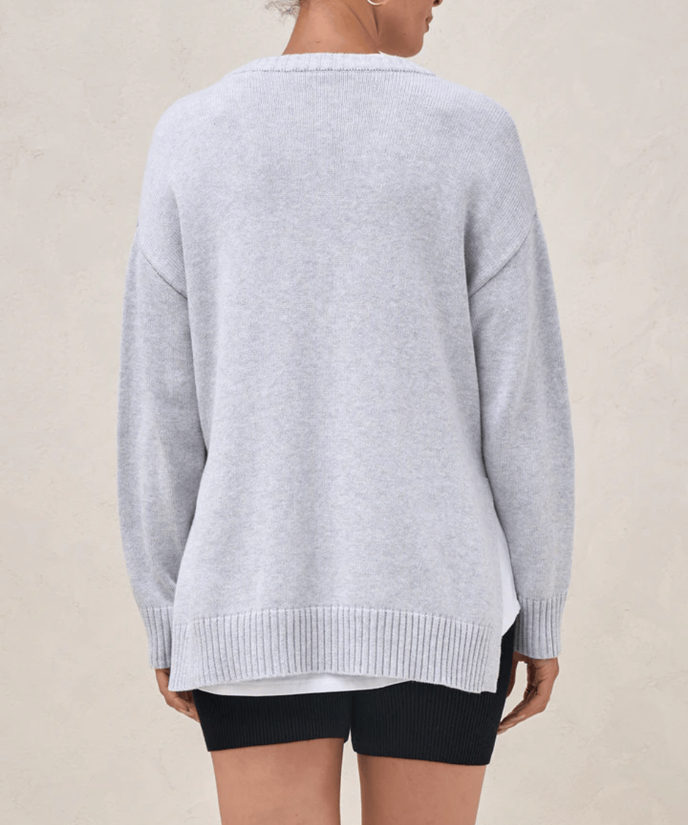 Live Light Jumper- Grey Marle Preggi Central Preggi Central Maternity Shop