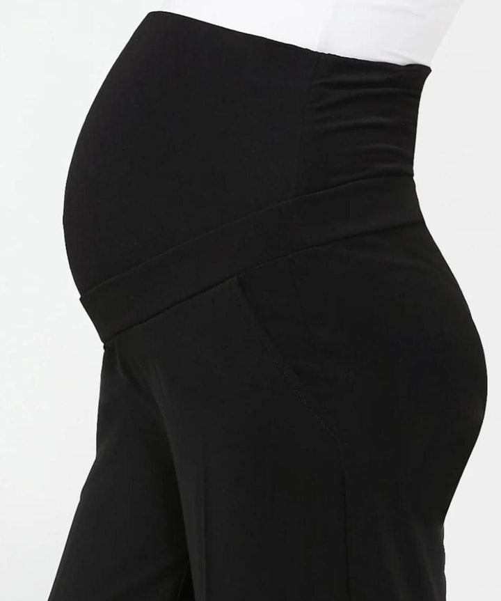 Alexa Wide Leg Pant Black Ripe Maternity Maternity Preggi Central Maternity Shop