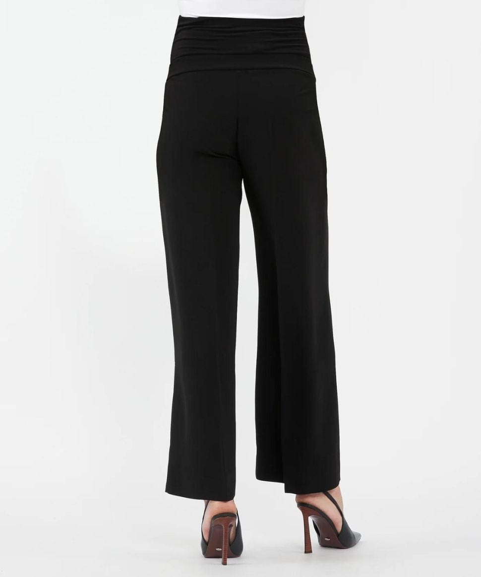 Alexa Wide Leg Pant Black Ripe Maternity Maternity Preggi Central Maternity Shop