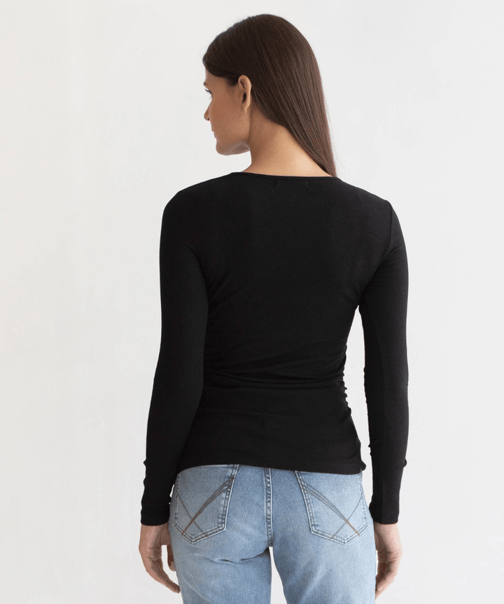 Bamboo Rib Feeding Top Soon Maternity Maternity and Nursing Preggi Central Maternity Shop