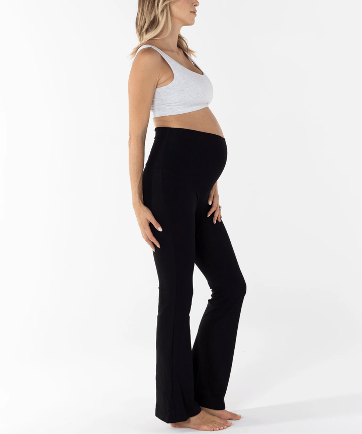 Black Bootcut Maternity Pants Angel Maternity Maternity and Nursing Preggi Central Maternity Shop