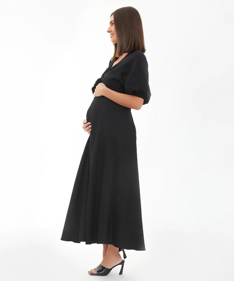 Camille Tie Front Linen Dress Ripe Maternity Maternity and Nursing Preggi Central Maternity Shop