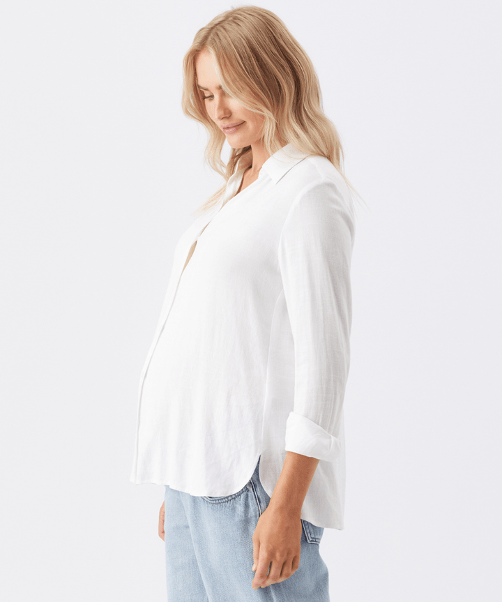Clara Relaxed Shirt Ripe Maternity Maternity and Nursing Preggi Central Maternity Shop