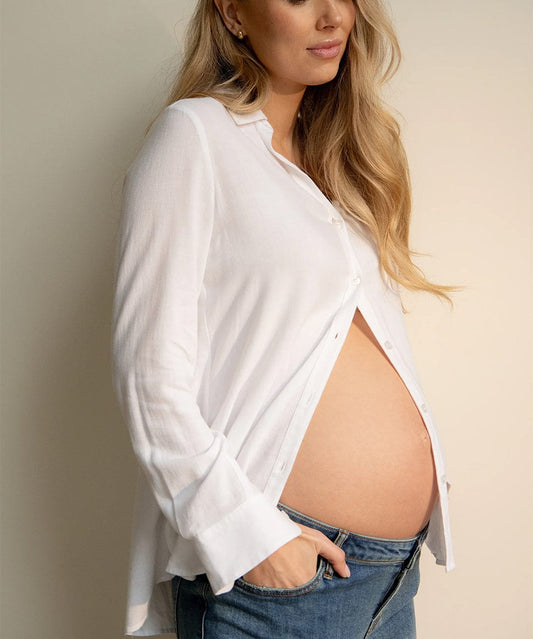 Clara Relaxed Shirt Ripe Maternity Maternity and Nursing Preggi Central Maternity Shop