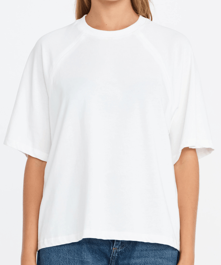 Classique Box-Cut Breastfeeding Tee - White Apéro Maternity and Nursing Preggi Central Maternity Shop