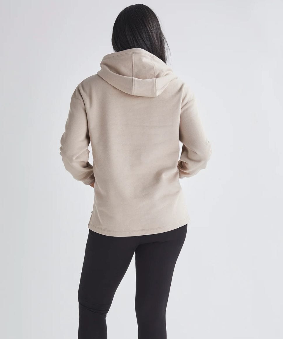 Comfortable Versatility Maternity & Nursing Hoodie in Beige Angel Maternity Maternity and Nursing Preggi Central Maternity Shop