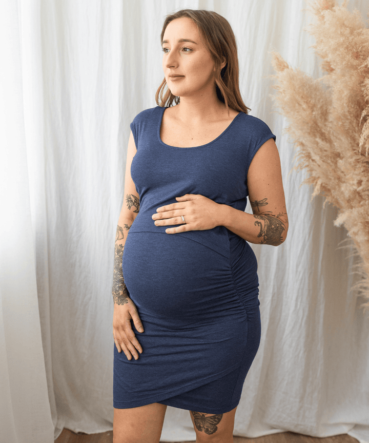 Easy Access Maternity &amp; Nursing Dress Around April Maternity and Nursing Preggi Central Maternity Shop