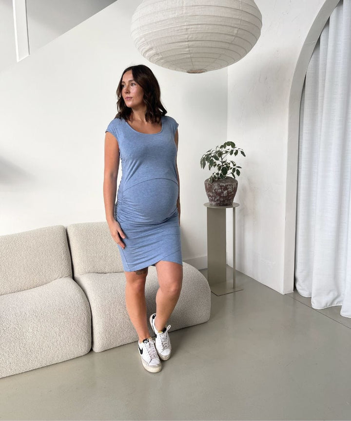 Easy Access Maternity &amp; Nursing Dress Around April Maternity and Nursing Preggi Central Maternity Shop