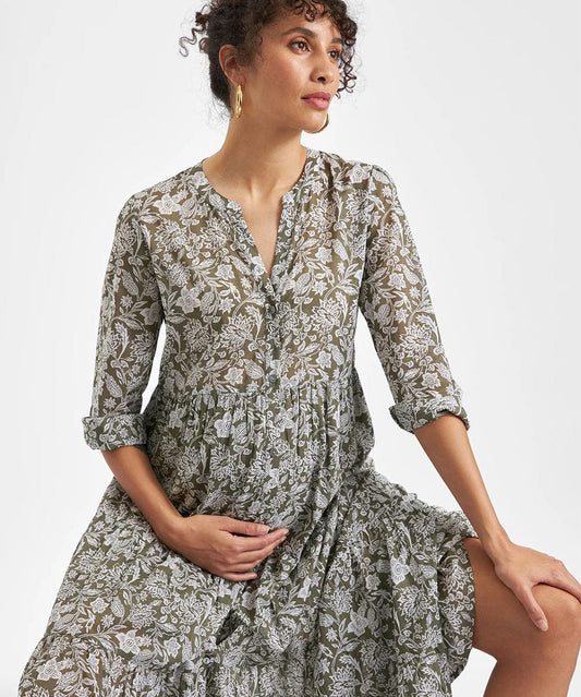 Ezra Tiered Dress Ripe Maternity Maternity and Nursing Preggi Central Maternity Shop