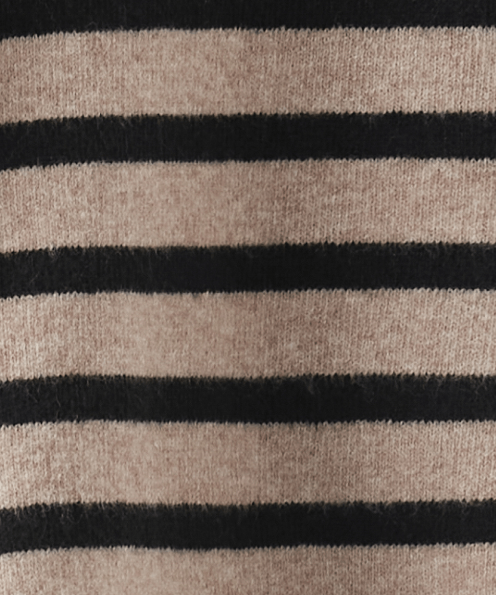 Gerrie Nursing Knit Mocha / Black Ripe Maternity Maternity and Nursing Preggi Central Maternity Shop