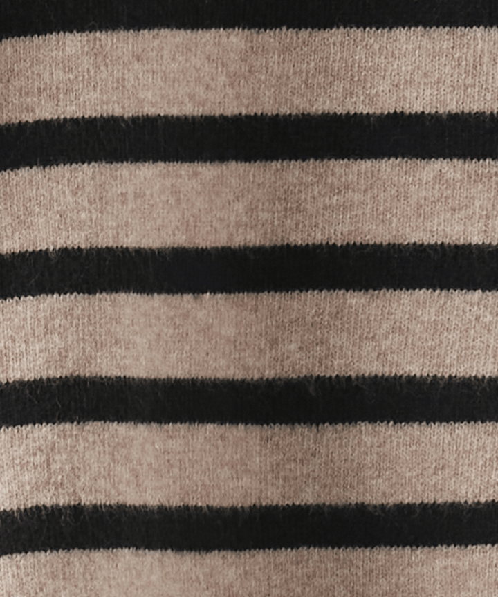 Gerrie Nursing Knit Mocha / Black Ripe Maternity Maternity and Nursing Preggi Central Maternity Shop
