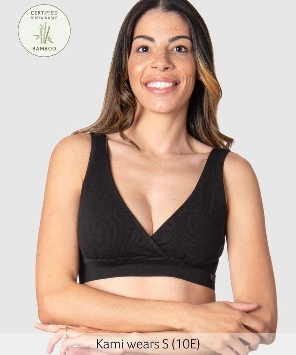 My Comfort Black Multifit Nursing Bra- Wirefree Preggi Central Maternity and Nursing Preggi Central Maternity Shop