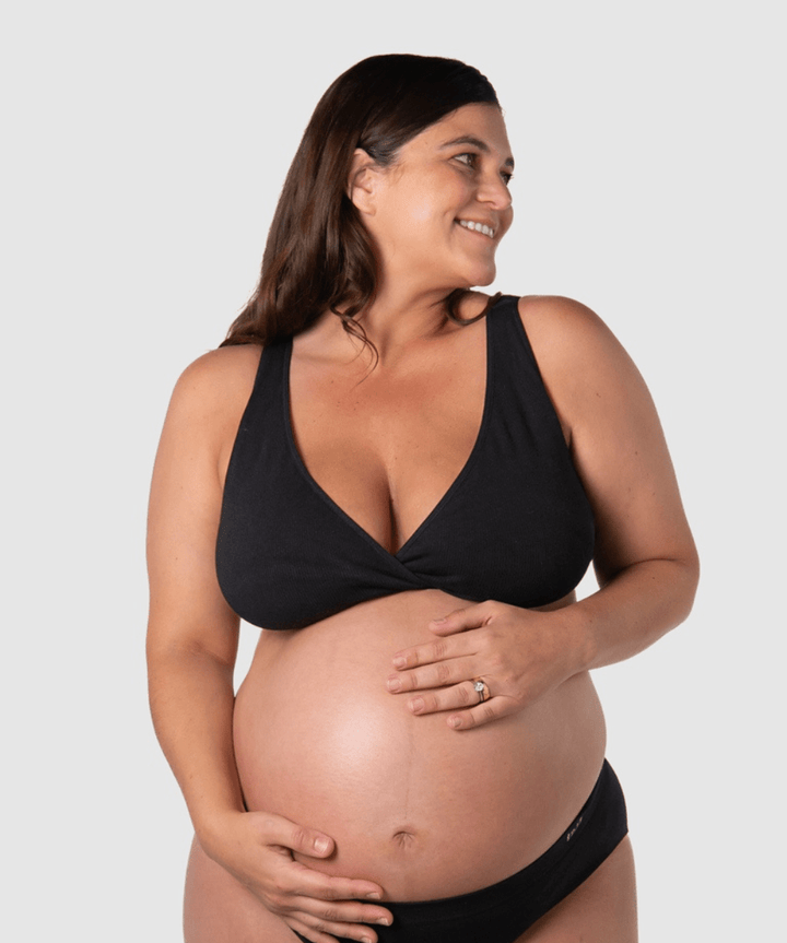 My Comfort FlexFit Maternity Bra - Black Hotmilk Maternity Maternity and Nursing Preggi Central Maternity Shop