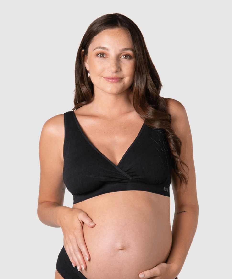 My Comfort FlexFit Maternity Bra - Black Hotmilk Maternity Maternity and Nursing Preggi Central Maternity Shop
