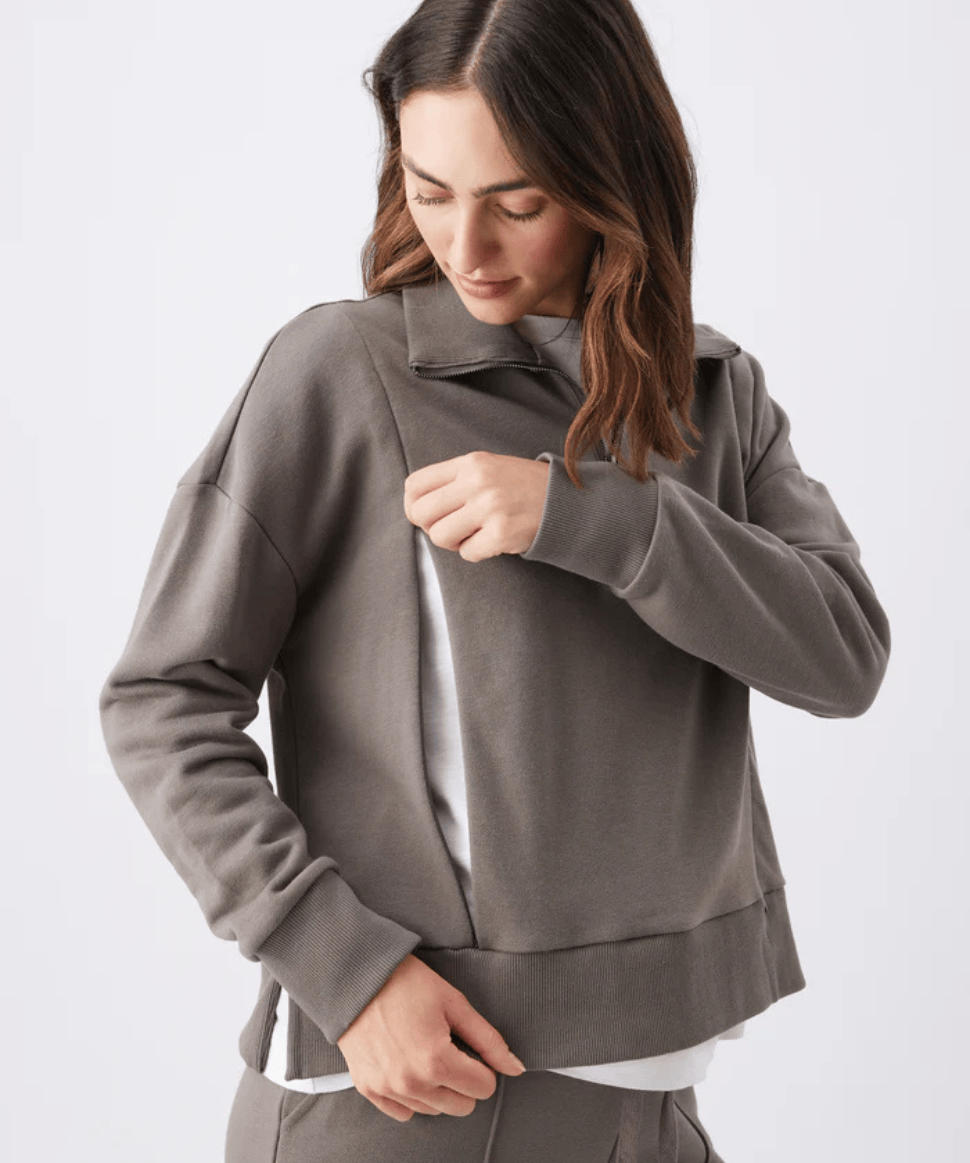 Terry Nursing Sweat Earth Ripe Maternity Maternity and Nursing Preggi Central Maternity Shop