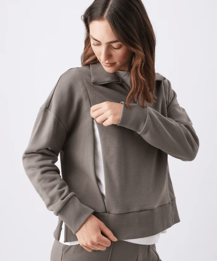 Terry Nursing Sweat Earth Ripe Maternity Maternity and Nursing Preggi Central Maternity Shop