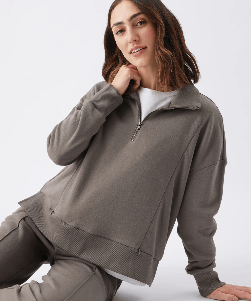 Terry Nursing Sweat Earth Ripe Maternity Maternity and Nursing Preggi Central Maternity Shop